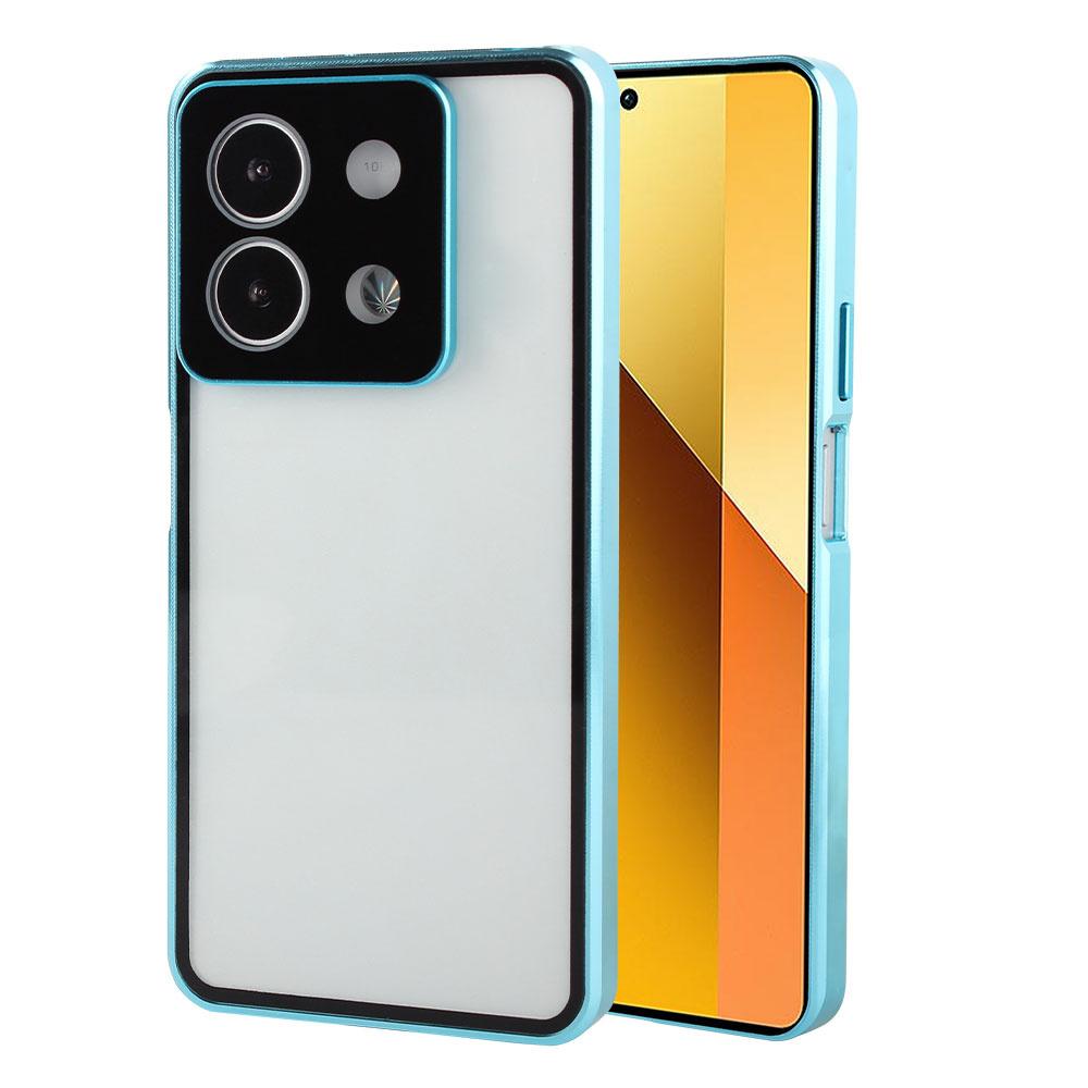Case for Xiaomi Redmi Note 13 5G, Magnetic Dual Glass, Blue