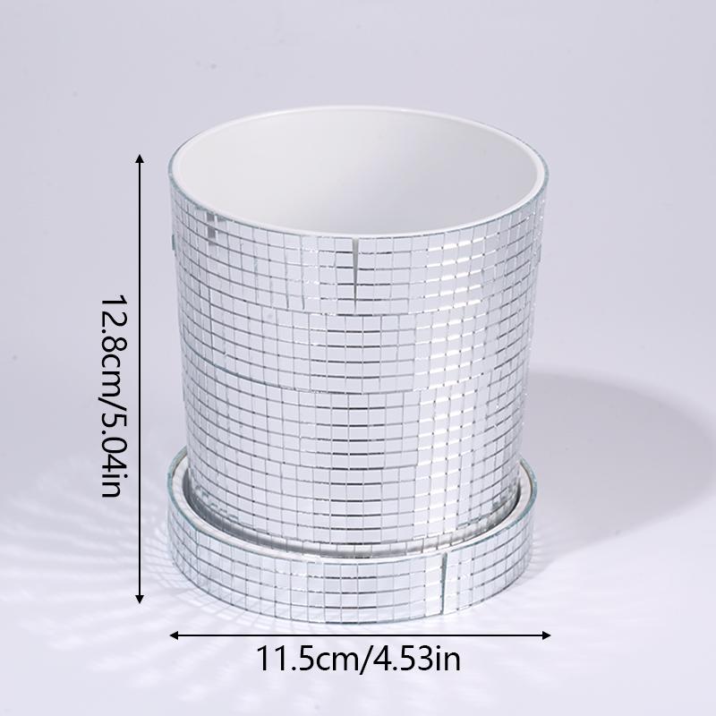 Skleněné čočky Květináče DISCO květináče Plastové květináče Butik Sukulentní květináče Domácí dekorace