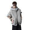 Herren Trendy Schwergewicht Hoodie Cardigan - Cool, Lässiger High Street Style, Rollkragen Winterjacke