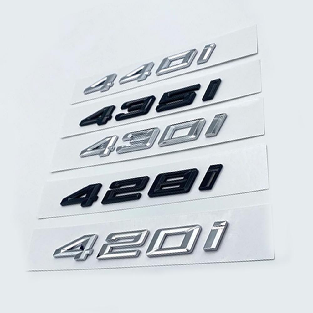 Car Decorate Lettering Logo Trunk Badge Logo Body Accessories For BMW 4 Series F32 F33 F36 G22 G23 G26 420i 428i 430i 435i 440i
