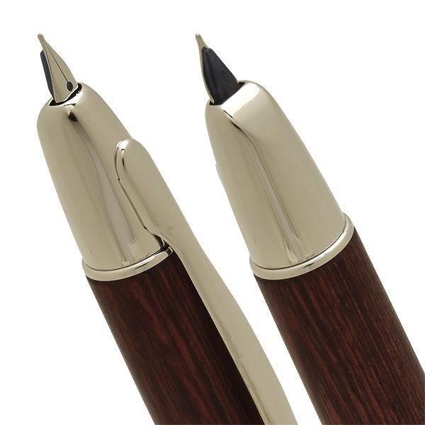 Pilot Wood Axis CAPLESS Fountain Pen Deep Red Medium Nib FC-25SK-DR-M