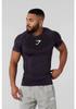 GYMSHARK Men's Quick-Dry Fitness Tight Short Sleeve Shirt