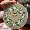 Handmade Christmas Embroidery Kit Reusable Needlepoint Kit  Embroidery Beginners