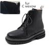 Fashion AIYUQI Women Shoes Boots Ankle 2025 Autumn British Wind Genuine Leather Thick With Fur Ladies Short Boots Motorcycle Ankle