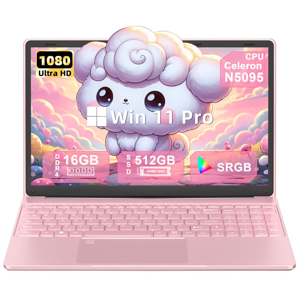 Laptop Office LCD IPS DDR4 512GB Laptop 11th Generation CPU N5095 Japanese Keyboard Film Included Laptop [MS 2019] [Win 11Pro] 15.6-inch 19201080