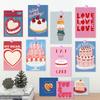 15 Sheets Birthday Card Postcards Message Cards Nordic Style Decorative Wall Stickers for Living Room