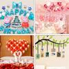 100-1000pcs Double-sided Adhesive Dots Transparent Removable Balloon Adhesive Tape Glue for Christmas Party Balloon Accessories