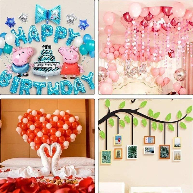 100-1000pcs Double-sided Adhesive Dots Transparent Removable Balloon Adhesive Tape Glue for Christmas Party Balloon Accessories