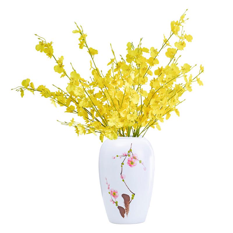 Modern Minimalist Ikebana Ceramic Vase for Living Room and Cabinet Decoration