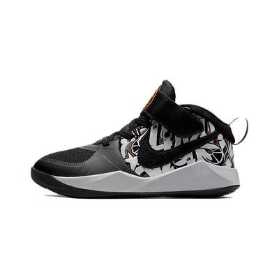 Team Hustle D 9 Ευέλικτα Άνετα Αντιολισθητικά Ανθεκτικά Παπούτσια Μπάσκετ για Παιδιά Παιδικό αθλητικό παπούτσι Μαύρο Γκρι CQ3706-001