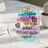 2D Flat, Heart-Shaped Acrylic Desk Decor Plaque, Incentive Gift, Suitable for Wall Decoration, Porch, Room, Villa, Accents Home, Hallway, or Workplace