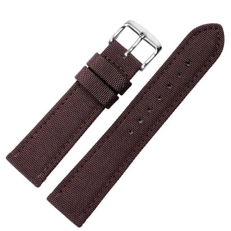 Pulseira de relógio universal de nylon de lona de 18mm 20mm 22mm à prova d'água para relógio inteligente Casio Longines citizen Tissot Seiko 19mm 21mm 23mm 24mm