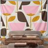 Abstract Birds and Floral Pattern Pattern Wall Hanging Tapestry Decorative Tapestry Home Decor for Bedroom and Living Room