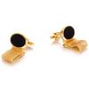 French cufflinks, oval chain buttons, high-quality dress buttons, placket buttons, cuff studs