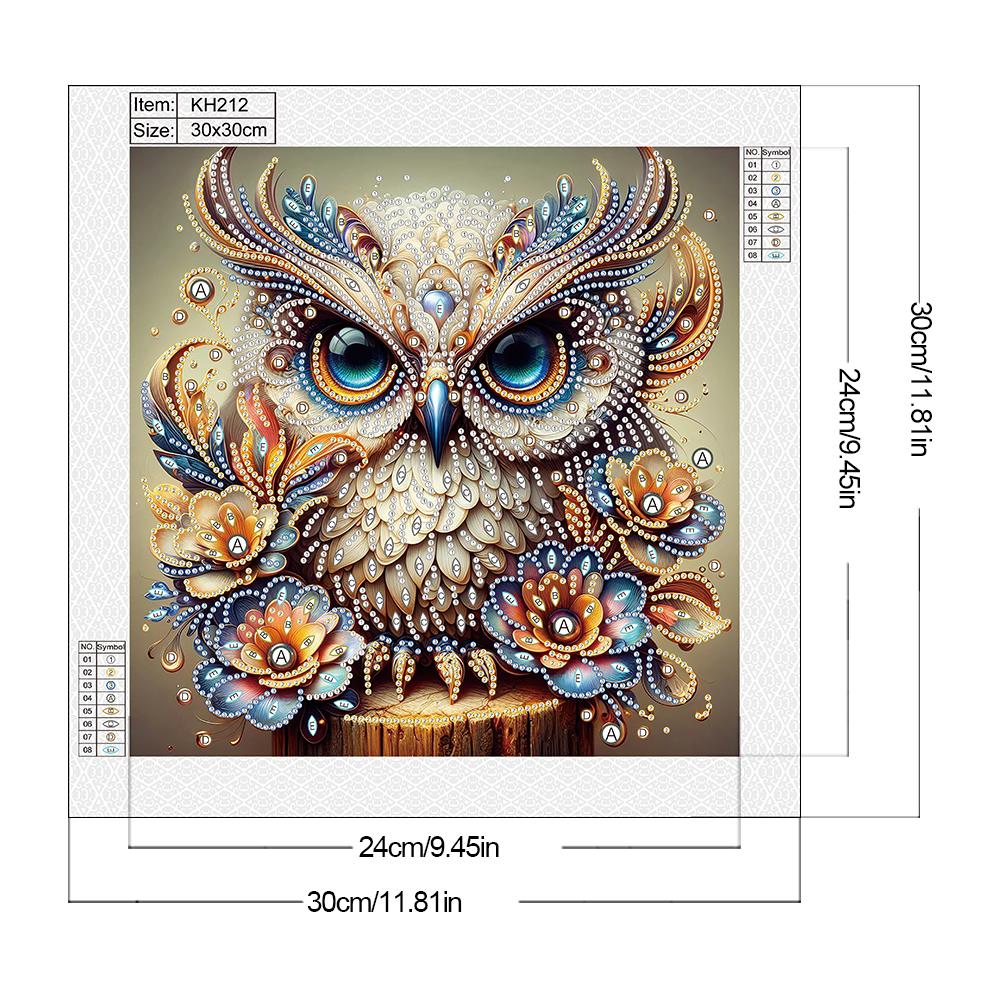 5D DIY Partial Special Shaped Drill Diamond Painting Kit Animal Decoration