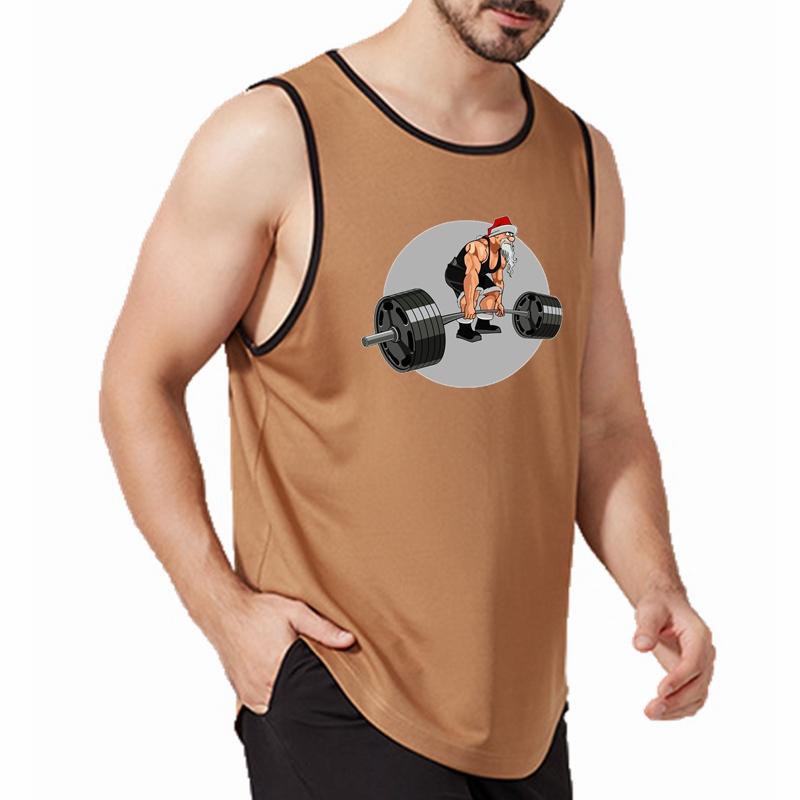 Pánske oblečenie Bodybuilding Gym Tričká pre mužov Basketbal Muž Košeľa bez rukávov Tričko Vesta Letné Oblečenie Topy Tričká