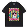 Too Cool To Be Normal Cat Funny Meme Tshirt Harajuku Y2k Style Short Sleeve Tshirts Unisex Unisex Casual Fashion Oversized T Shirt