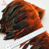 CHENGVRIGHT Wholesale 10 Meter 13-18CM Chicken Rooster Tail Feathers Trims Strip for Wedding Party Clothing Rooster Feather Trim