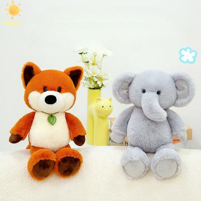 Running Cute Pet Fox Elephant Plush Toy Doll Cute Toy Doll Throw Pillow Gift