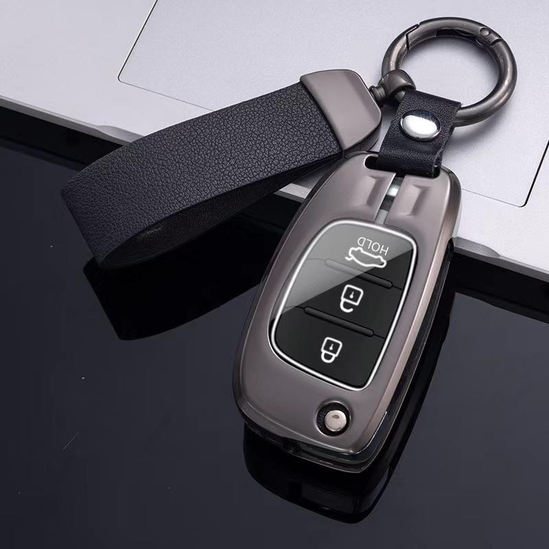 Fashion Car Flip Key Case Cover for Hyundai Solaris Creta Ix25 Kona Tucson Sonata FE I40 Elantra Ix35 I20 Ix45 HB20 Accent