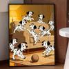 Disney diamond art painting kit dalmatian puppies handmade diy gifts, wall art crafts, home room decoration