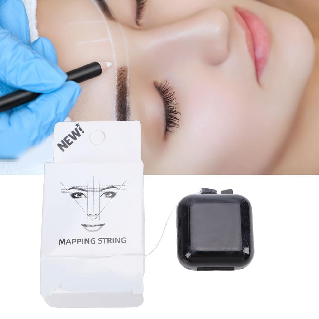 Eyebrow Mapping String Pre Inked Microblading Msuring Thrd for Symmetrical Accurate Marking