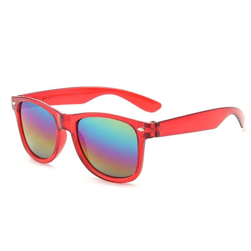 Children's Square Frame Sunglasses Sun Protection Sunglasses Simple and Versatile Fashion Trend New Document Summer 2024