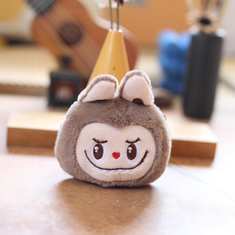 

Милый милый кошелек для монет Rabubu, плюшевая игрушка, кукла Pops Mart, подвесной брелок для ключей 12 cm.