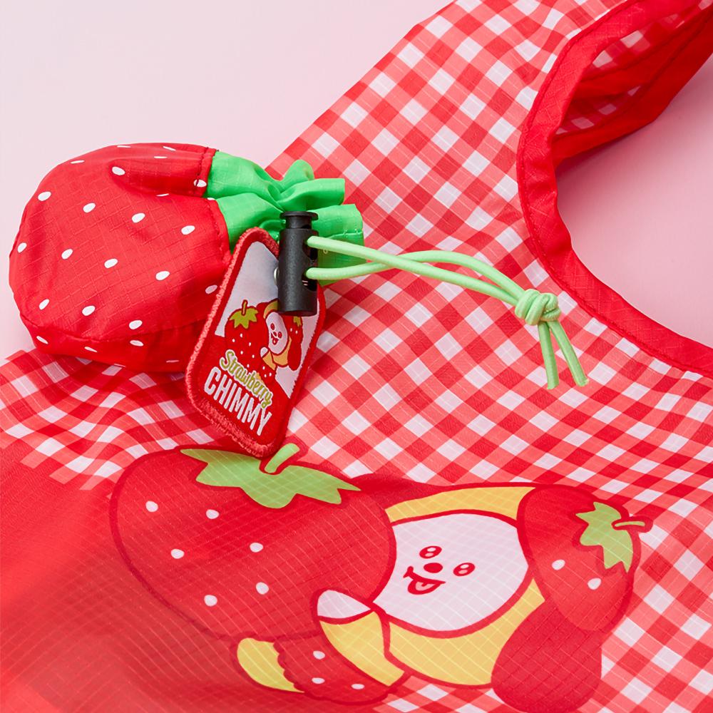 BT21 CHIMMY Strawberry Party Pouch Market Bag