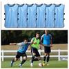 6Pcs Soccer Training Vest Bright Color Excellent Water Absorption Soccer Scrimmage Team Practice Vest for Adult Blue