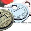 Zinc-Aluminum Alloy Coin Feeler Gauge 0.5-2.5mm / 0.020-1.00" Imperial Spark Plug Gauge