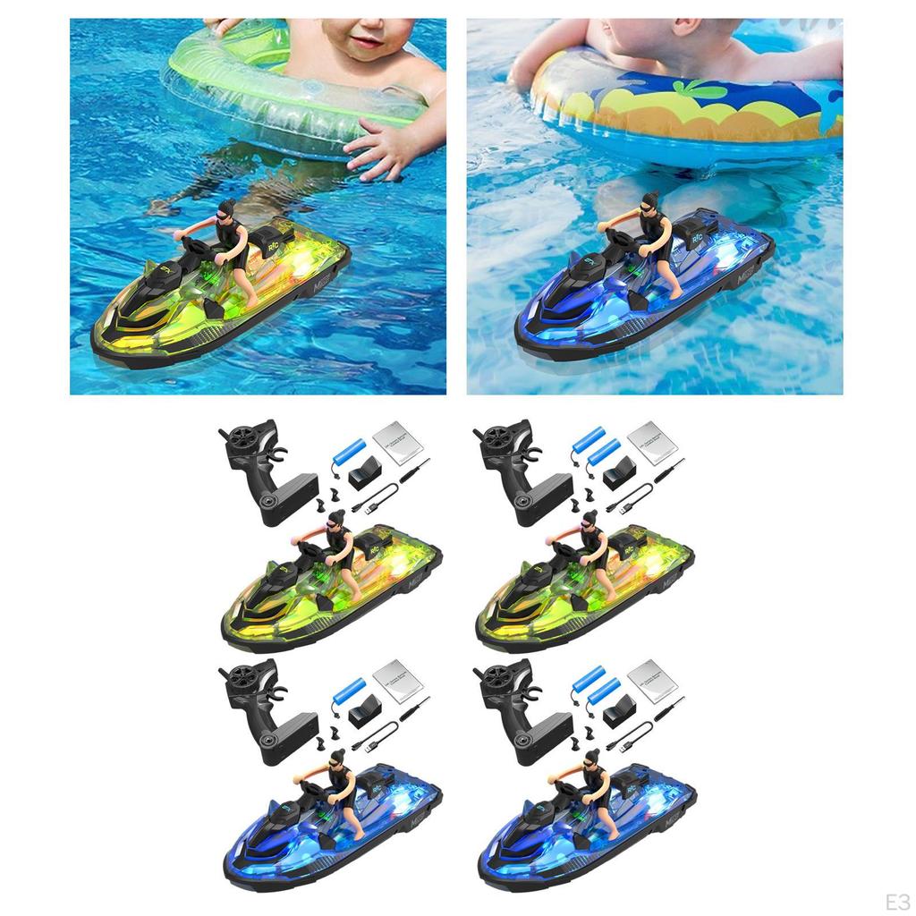 RC Boat High Speed Sensitivity Pools and Lakes Simulation Flexible Remote Control
