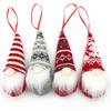 (4 Pieces/bag) 15.5cm Christmas Faceless Person Set Pendant Christmas New Year Decoration Doll Cute Creative DIY