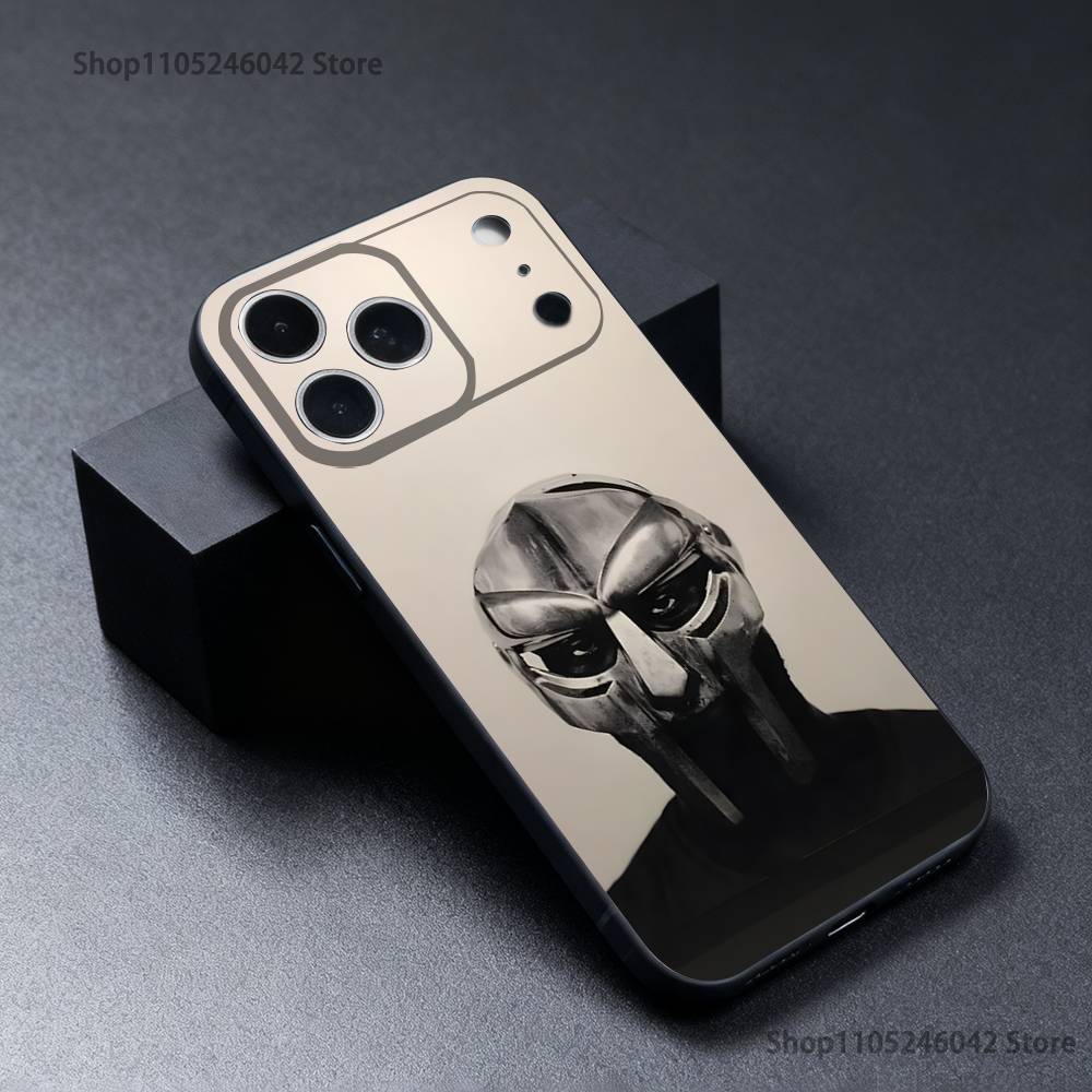 

Чехол для телефона рэпера MF D-DOOM для iPhone 17,16,15,14,13,12,11,Pro,XS,Max,XR,Plus,E,SE4,Mini Черный Мягкий Чехол iPhone15promax