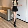 2024 Women's High-Waist Slim A-Line White Skirt - Hip-Wrapped with Slit for Spring/Summer