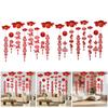 2026 Chinese New Year Ceiling Decoration,Red Chinese Pendant Spring Festival Decor,Ornament ,Fu Character,for Party,Celebration,