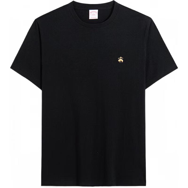 Brooks Brothers Men s 100% Cotton Embroidered Logo Crew Neck T-Shirt M