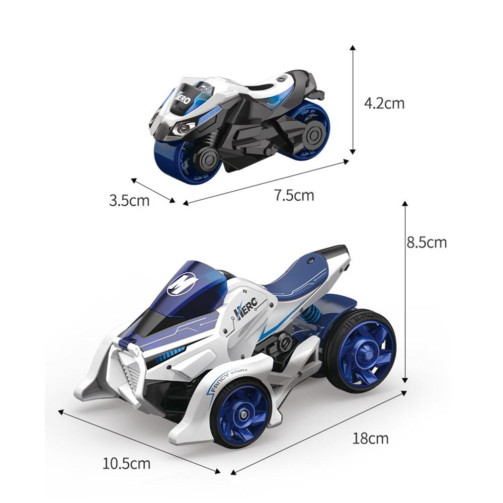 Jucării pentru motociclete 1/32 cu tragere înapoi, jucărie de lansare de motociclete cu iluminare muzicală, cadou 2 în 1 cu catapultă Race Trinity Car pentru băieți și copii