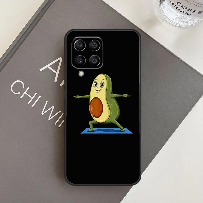 Avocado Yoga Case For Samsung Galaxy M15 M35 M55 M56 M36 M16 M06 M31 M13 M33 M53 M12 M32 M52 M14 M34 M54