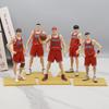 Slam Dunk Handmade Pvc Figure Shanbei Team Standing Sakuragi Hanamichi Rukawa Kaede Mitsui Hisashi Anime Desktop Ornament 17cm