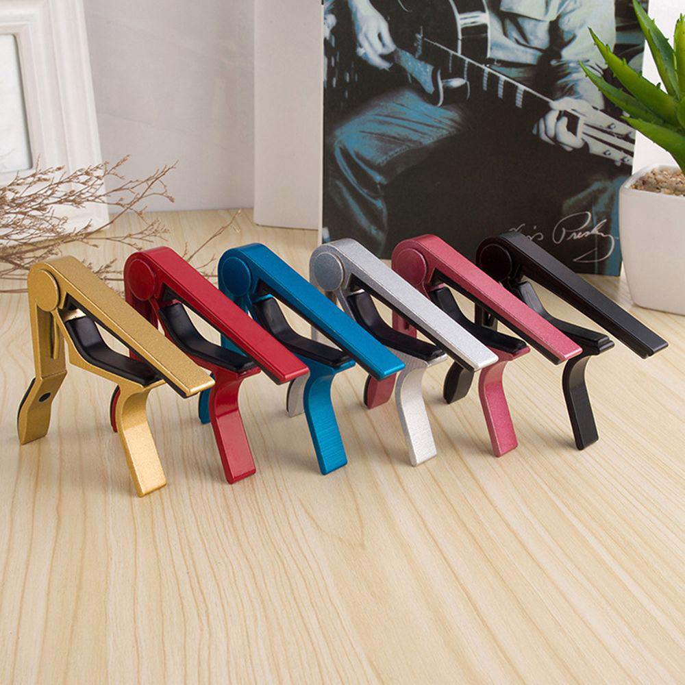 Portable Replacement Spring Trigger Fast Release Guitar Capo Aluminium Alloy Key Clamp Quick Change