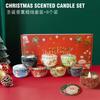 Christmas Creative Aromatherapy Candle Large-bellied Jar Home Fragrance Birthday Gift Round Small Iron Box Souvenir Kid Friendly Entertaining Fun Play