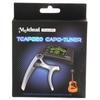 2-IN-1 Capo for Acoustic Guitar with Auto Tuner Instrument Quick Change Clip Lock On Folk Electric Guitar Bass Ukulele Chromatic