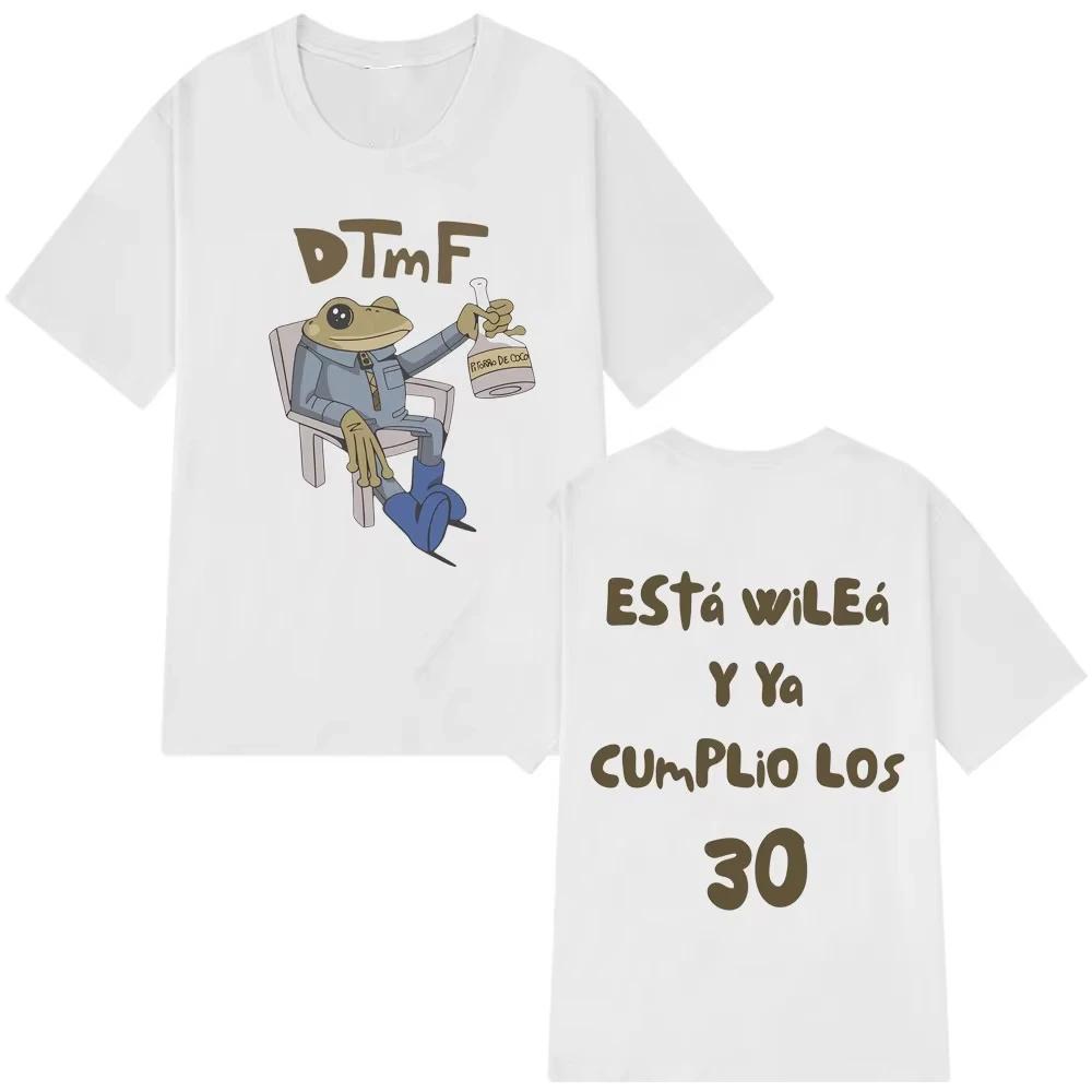 Esta Wilea Personalized Bad Bunny DTMF New Album T Shirt Men Women Fashion Clothing Summer Cotton Casual Tshirts Streetwear Top