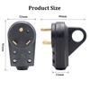 30Amp 125V Car Replacement Power Outlet Connectors With Metal Housing ABS Components For Camping Vehicles Power Supply