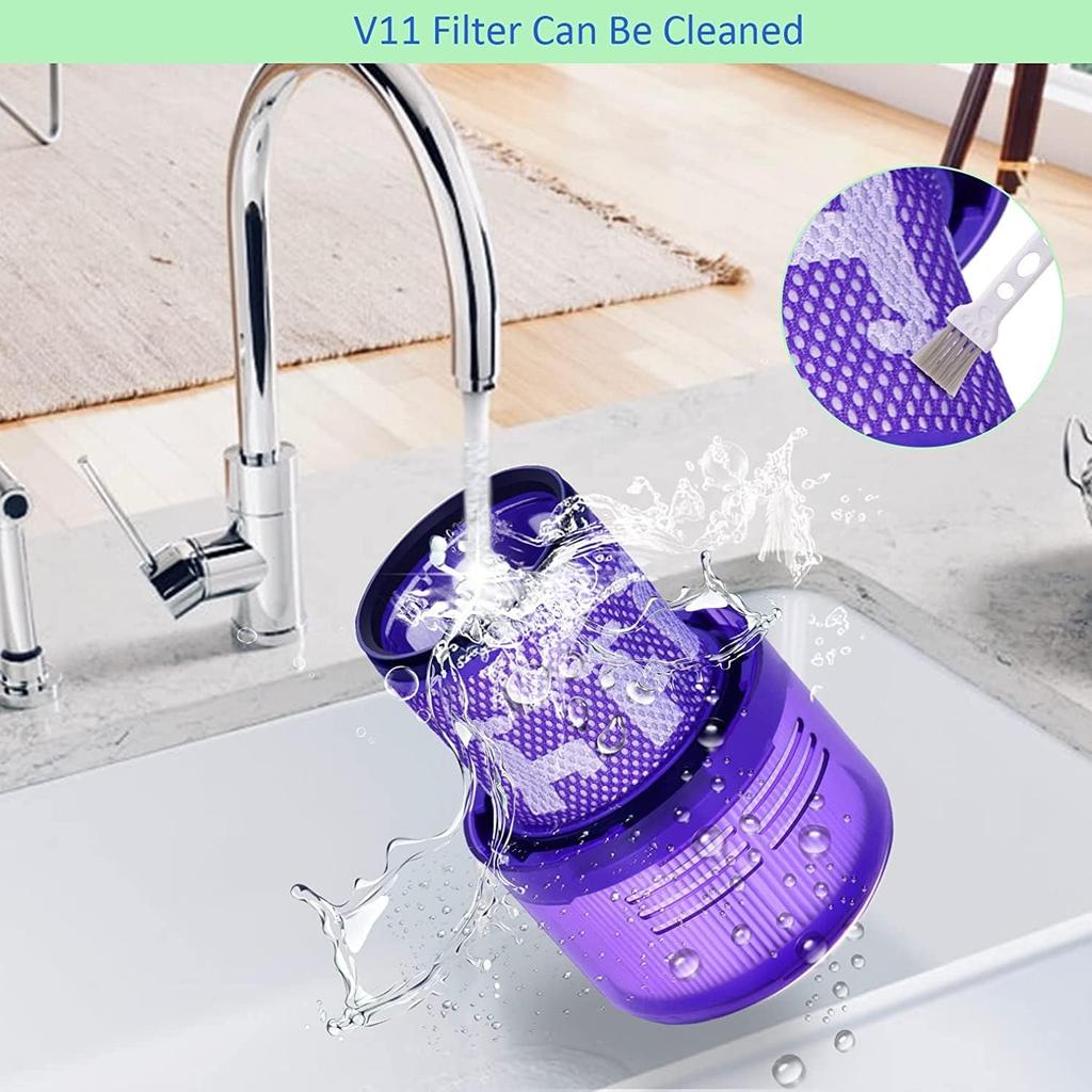Suitable for Replacing Filter Parts In Dyson V11 Vacuum Cleaner, Compatible with Dyson SV14 Animal and V15 Model Filters, Set of 1/2/3 Pieces