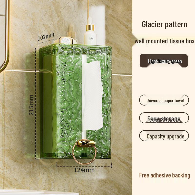 Настенный держатель для салфеток и мочалок дизайна «Ледник»