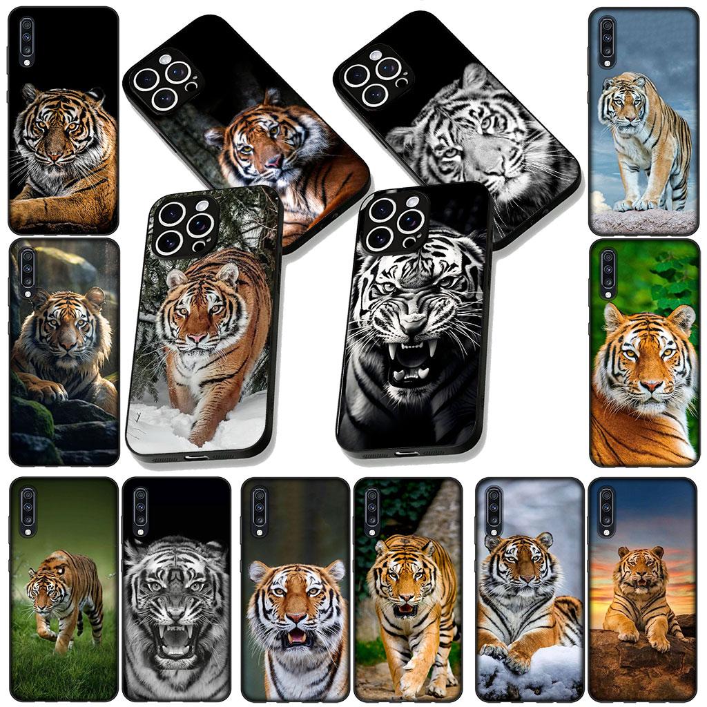 Soft Cover for Samsung Galaxy A05 A06 A14 A50 A51 A52 A12 A13 A17 A70 A07 A25 A26 A56 A23 M53 Coque Phone Case Tiger Lion Art