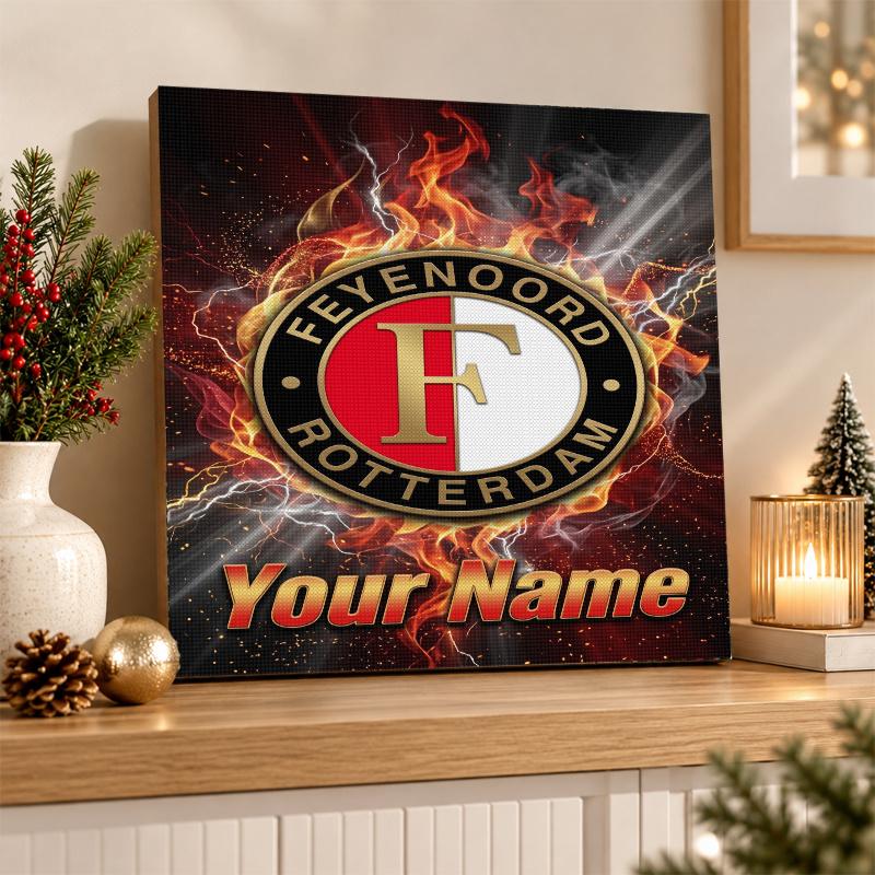 Feyenoord Custom Name Text 5D Diamond Painting Kit DIY Full Drill Diamond Art Decoration