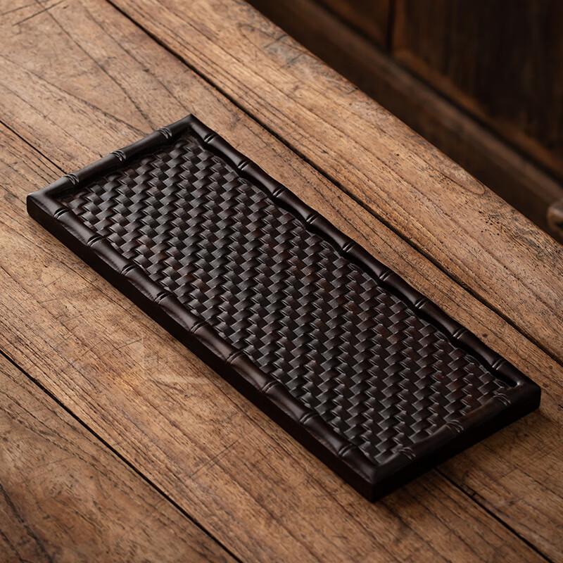 Chinese Style Heavy Bamboo Dry Brew Tea Tray